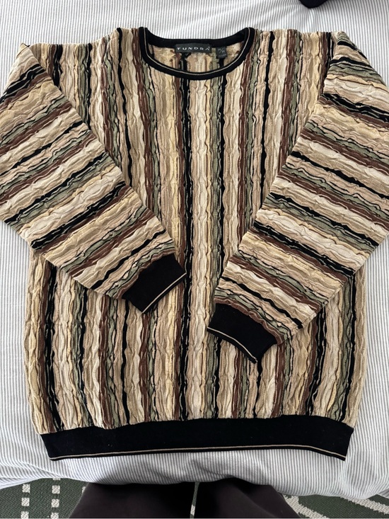 Tundra Other - Canadian Tundra textured vintage coogi style sweater